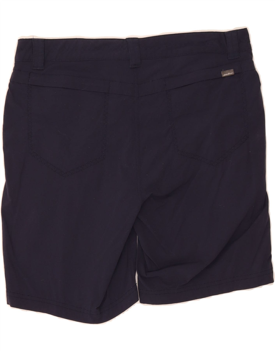 EDDIE BAUER Womens Casual Shorts US 8 Medium W30 Navy Blue Nylon Vintage Eddie Bauer and Second-Hand Eddie Bauer from Messina Hembry 