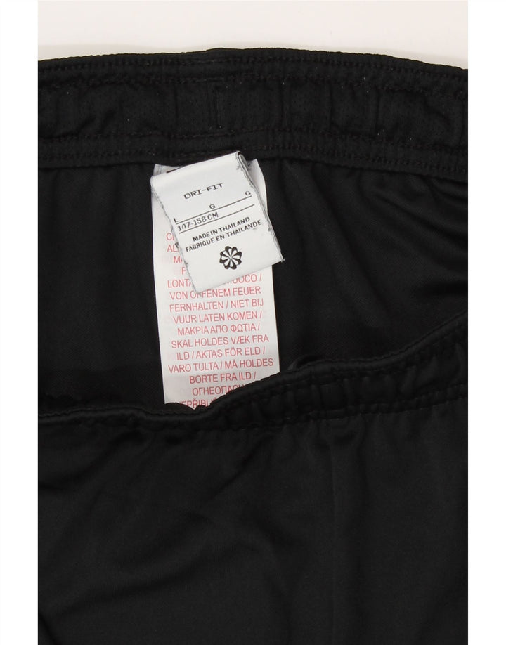 Nike drenge grafiske sportsshorts 12-13 år store sorte polyester