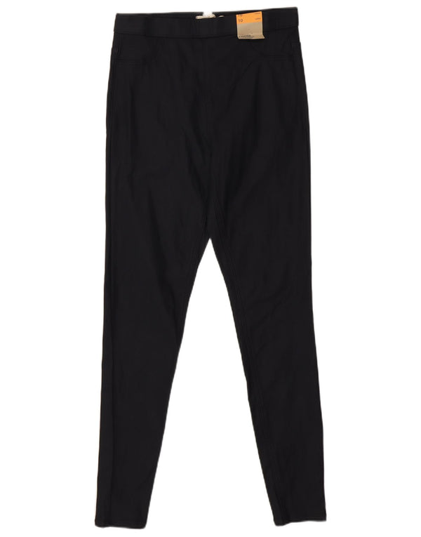 Marks & Spencer Dame Skinny Casual Bukser UK 10 Small W28 L29 Navy Blue