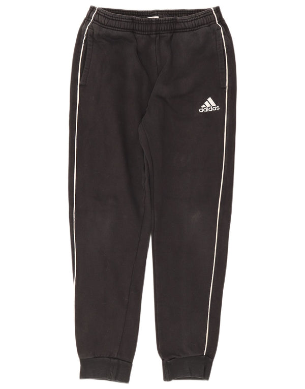 Adidas Drenge Træningsdragt Bukser Joggers 13-14 År Sort Bomuld