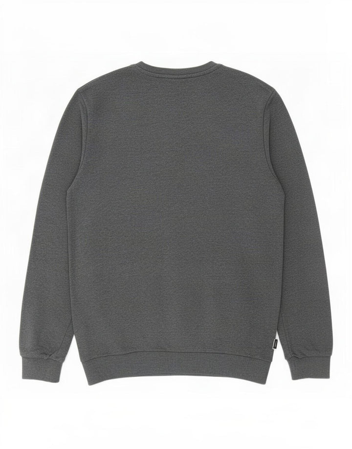 Adidas Sweatshirt til mænd, stor grå bomuld