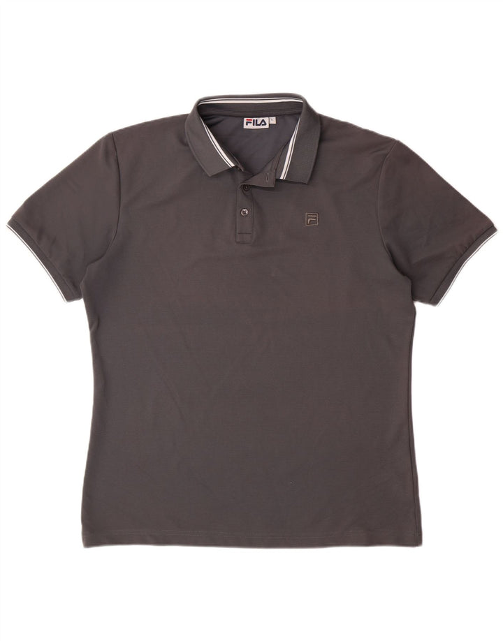 FILA Poloskjorte til mænd, stor, grå