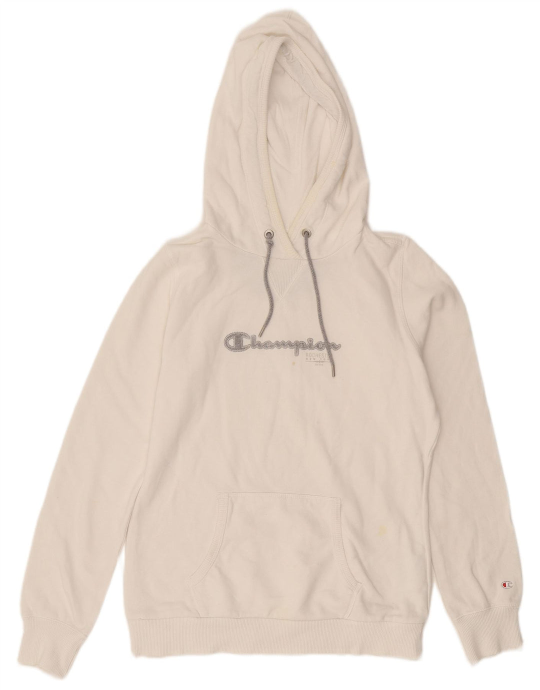 CHAMPION Womens Heritage Classics Grafisk hættetrøje Jumper UK 14 Medium White