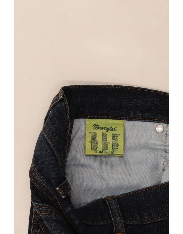 WRANGLER Herre Texas Stretch Straight Jeans W34 L31 Marineblå Bomuld