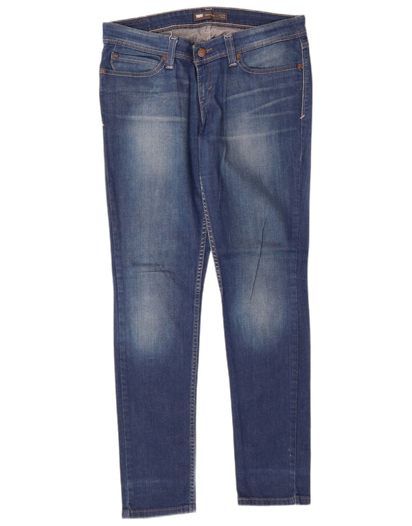 LEVI'S Dame Demi Curve Skinny Jeans med lav talje W30 L32 Blå Bomuld