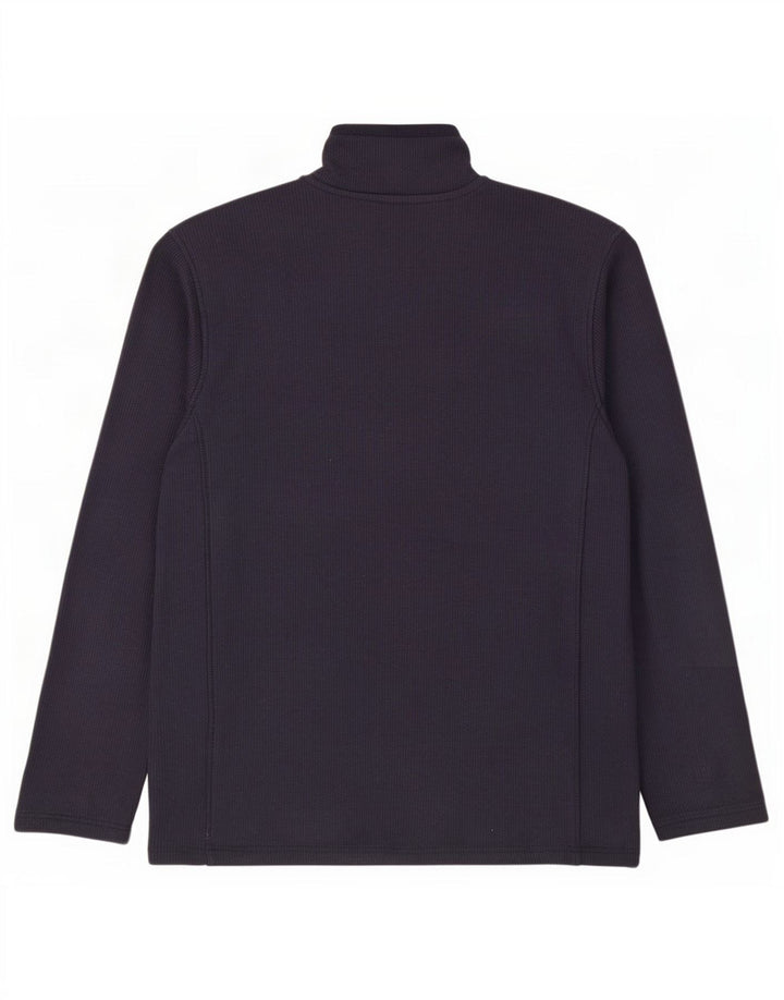 Mountain Warehouse Herre Zip Neck Sweatshirt Jumper Medium Navy Blue Bomuld