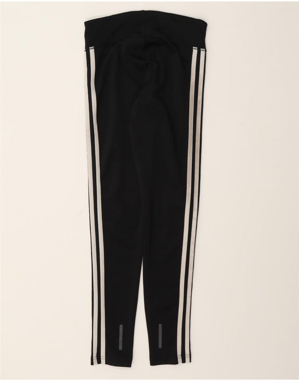 Adidas Dame Leggings UK 4/6 XS Sort Polyester