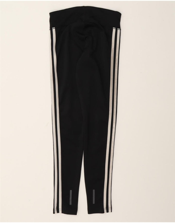 Adidas Dame Leggings UK 4/6 XS Sort Polyester