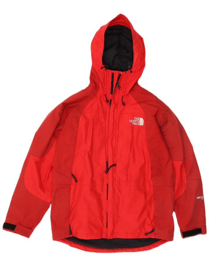THE NORTH FACE Vindjakke med hætte til mænd UK 38 Medium Rød Colourblock