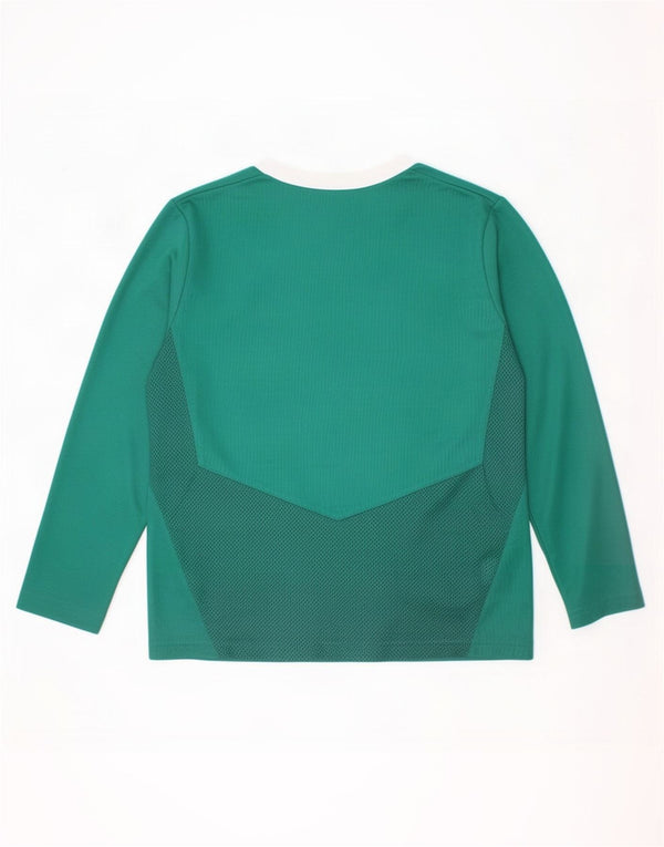 Puma Boys Top Langærmet 9-10 År Grøn Colourblock
