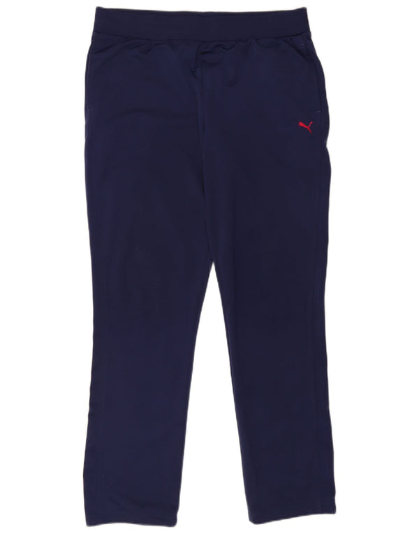 Puma træningsdragt bukser til kvinder UK 16 Large Navy Blue