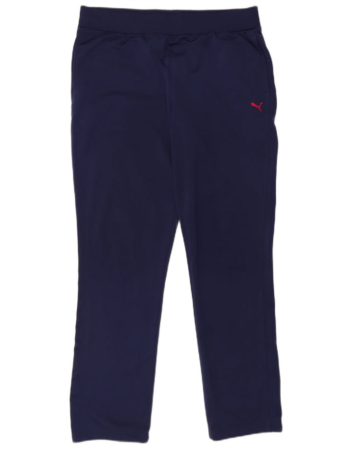 Puma træningsdragt bukser til kvinder UK 16 Large Navy Blue