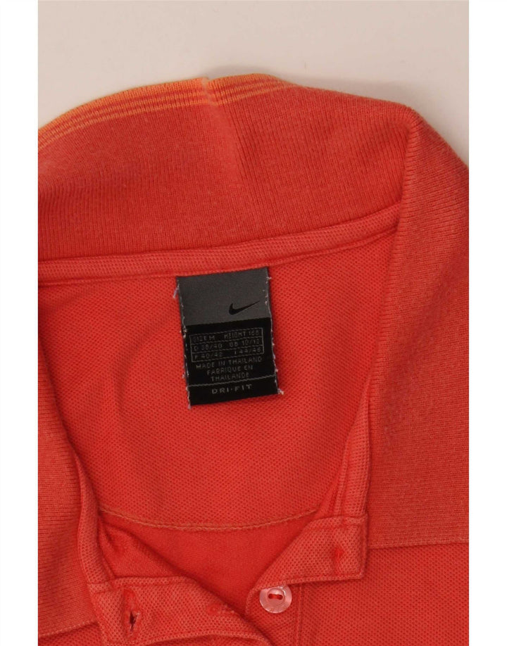 Nike Dame Polo Shirt UK 10/12 Medium Red