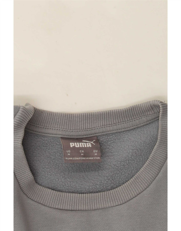 Puma Herre grafisk sweatshirt Jumper Medium Blue Colourblock