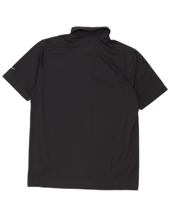 Nike Herre Dri Fit Polo Shirt Stor sort polyester