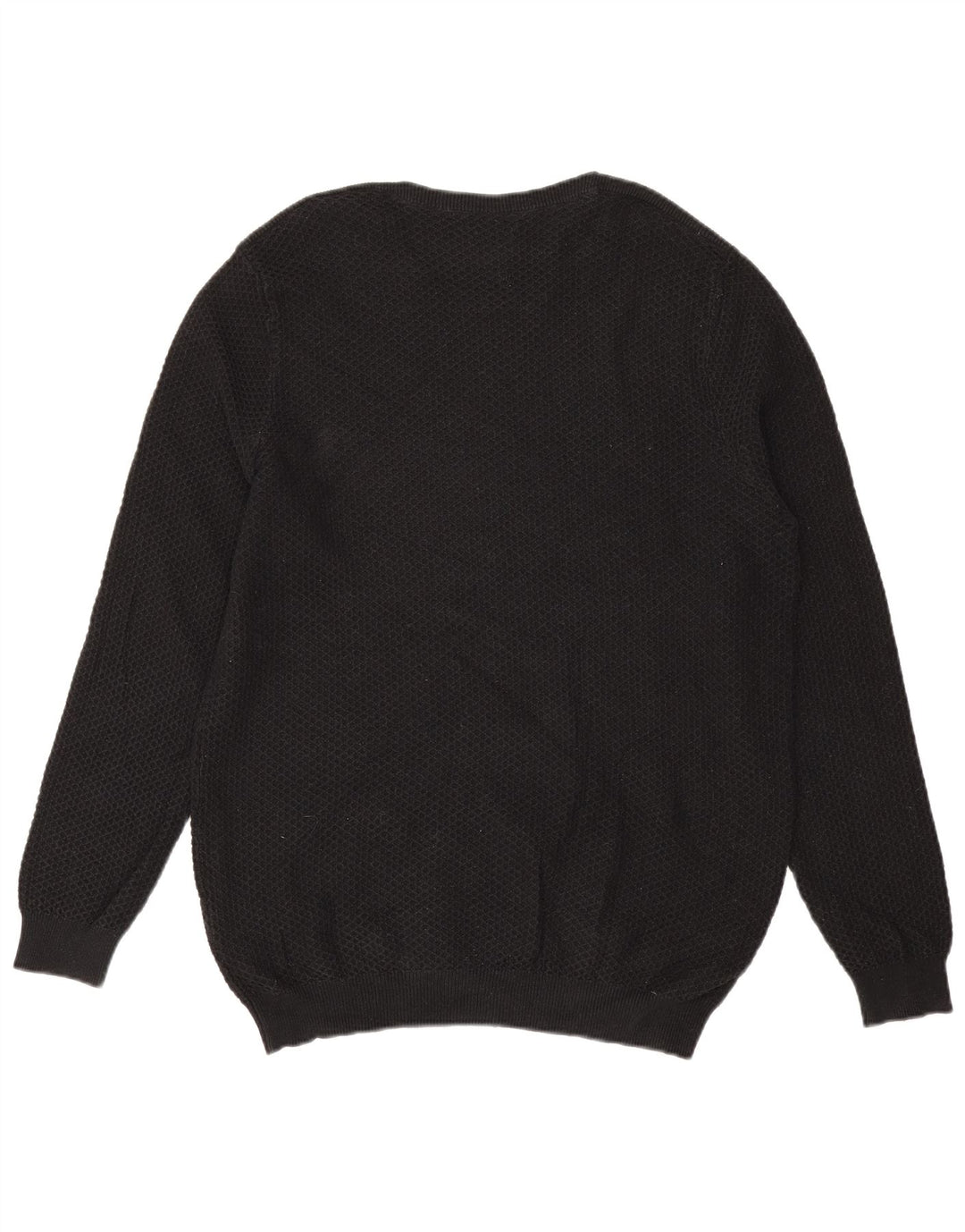 Massimo Dutti Herre trøje med rund hals XL sort bomuld