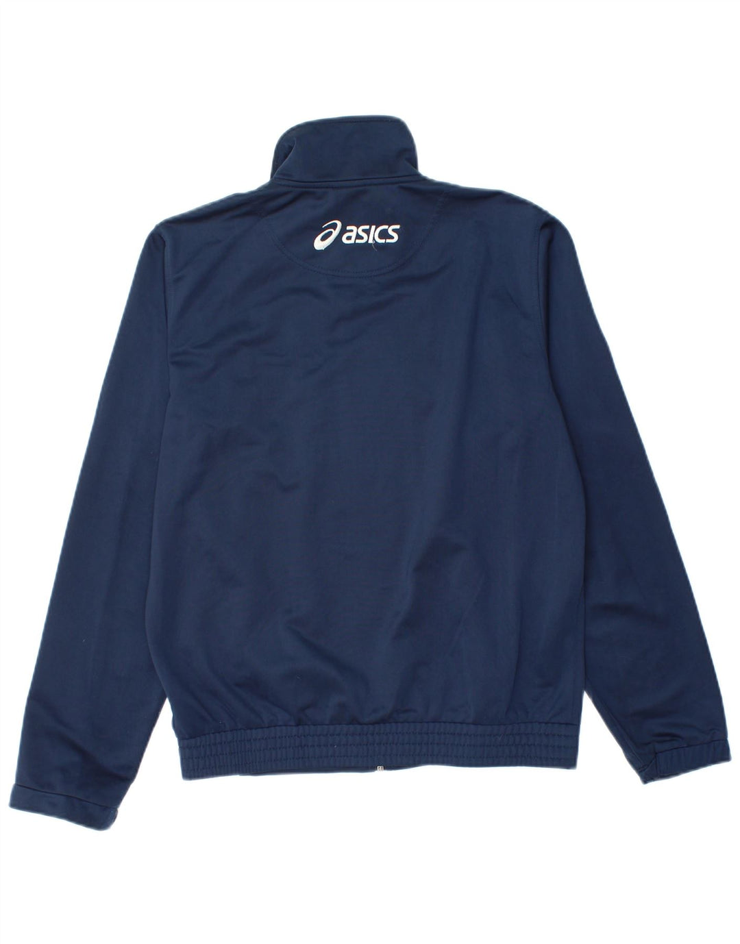 Asics træningsdragt til mænd, topjakke, lille marineblå colourblock polyester
