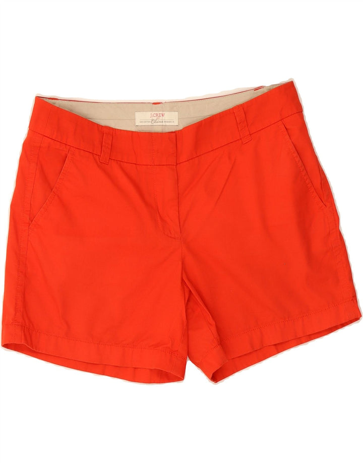 J. CREW Womens Chino Shorts US 6 Medium W32  Red Cotton Vintage J. Crew and Second-Hand J. Crew from Messina Hembry 