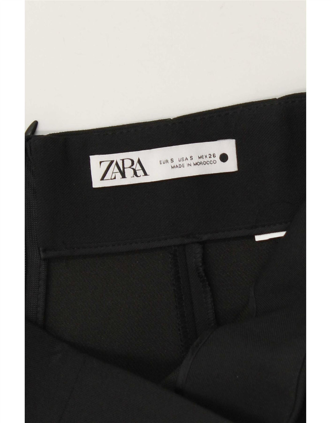 Zara Mini-nederdel til kvinder Small W26 Sort