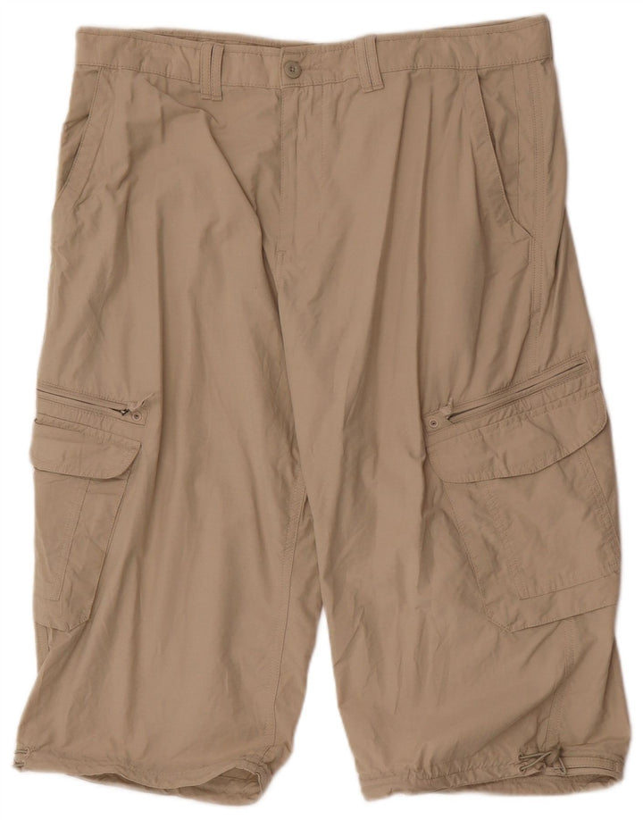 Marks & Spencer Herre Cargo Shorts W38 XL Beige Bomuld