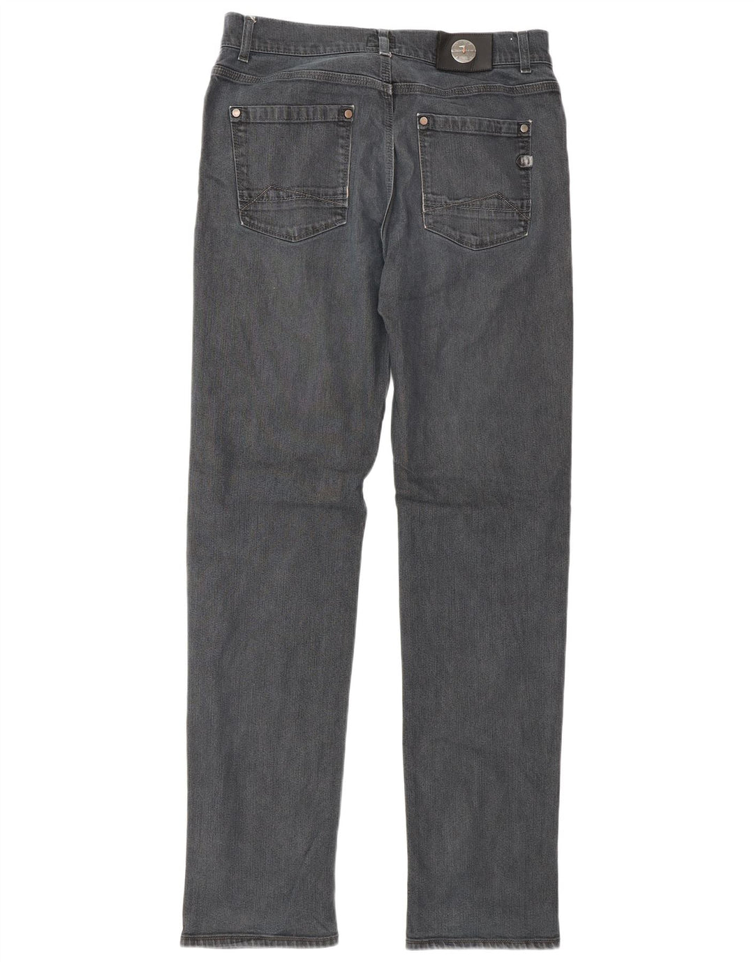 Trussardi Straight Jeans til mænd W33 L34 Marineblå bomuld