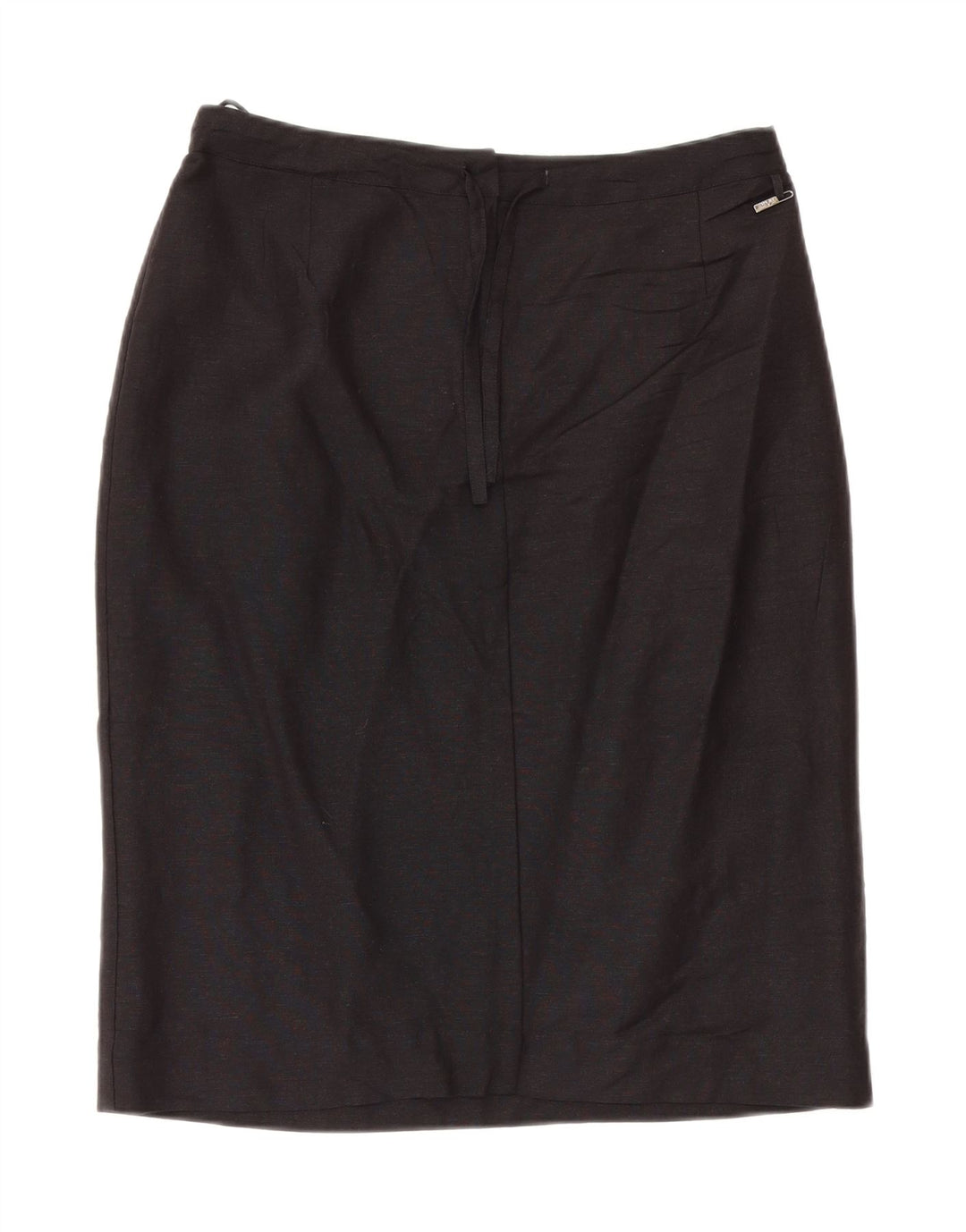 S.OLIVER Womens Pencil Skirt EU 36 Small W27 Black Linen Vintage S.Oliver and Second-Hand S.Oliver from Messina Hembry 