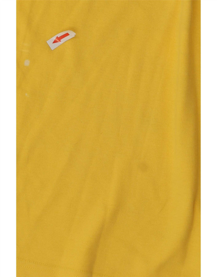 Invicta Herre grafisk T-shirt top lille gul bomuld