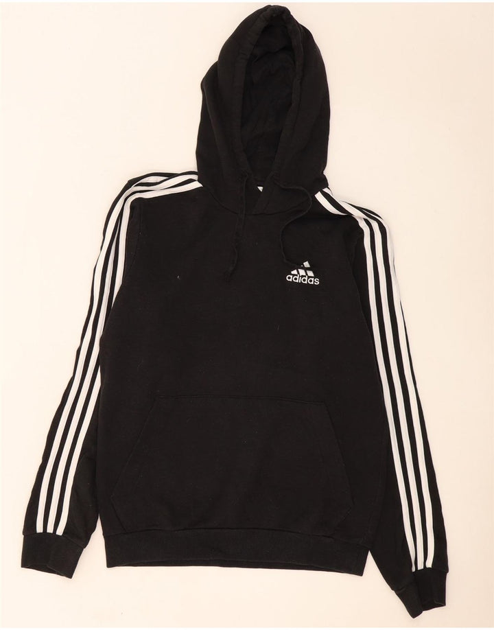 Adidas Hættetrøje til mænd, lille sort bomuld