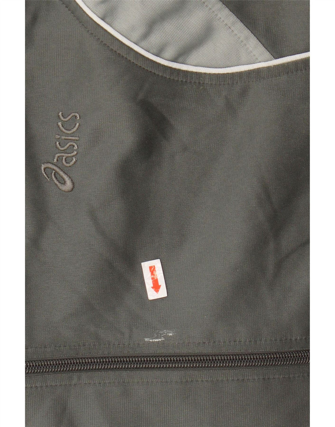 ASICS Hættetrøje med lynlås til mænd XL Grå Colourblock