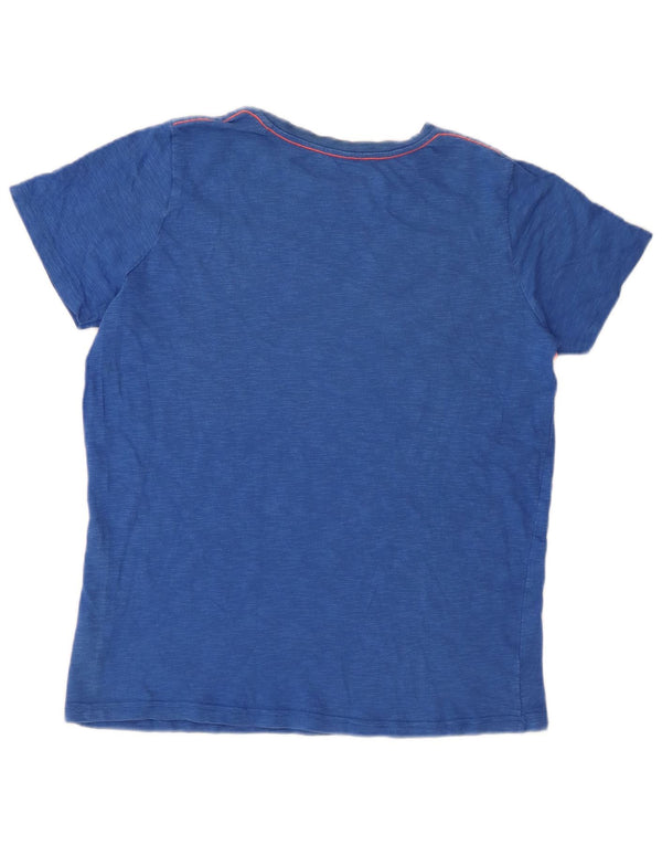 Boden Boys T-Shirt Top 15-16 År Blå Colourblock Bomuld