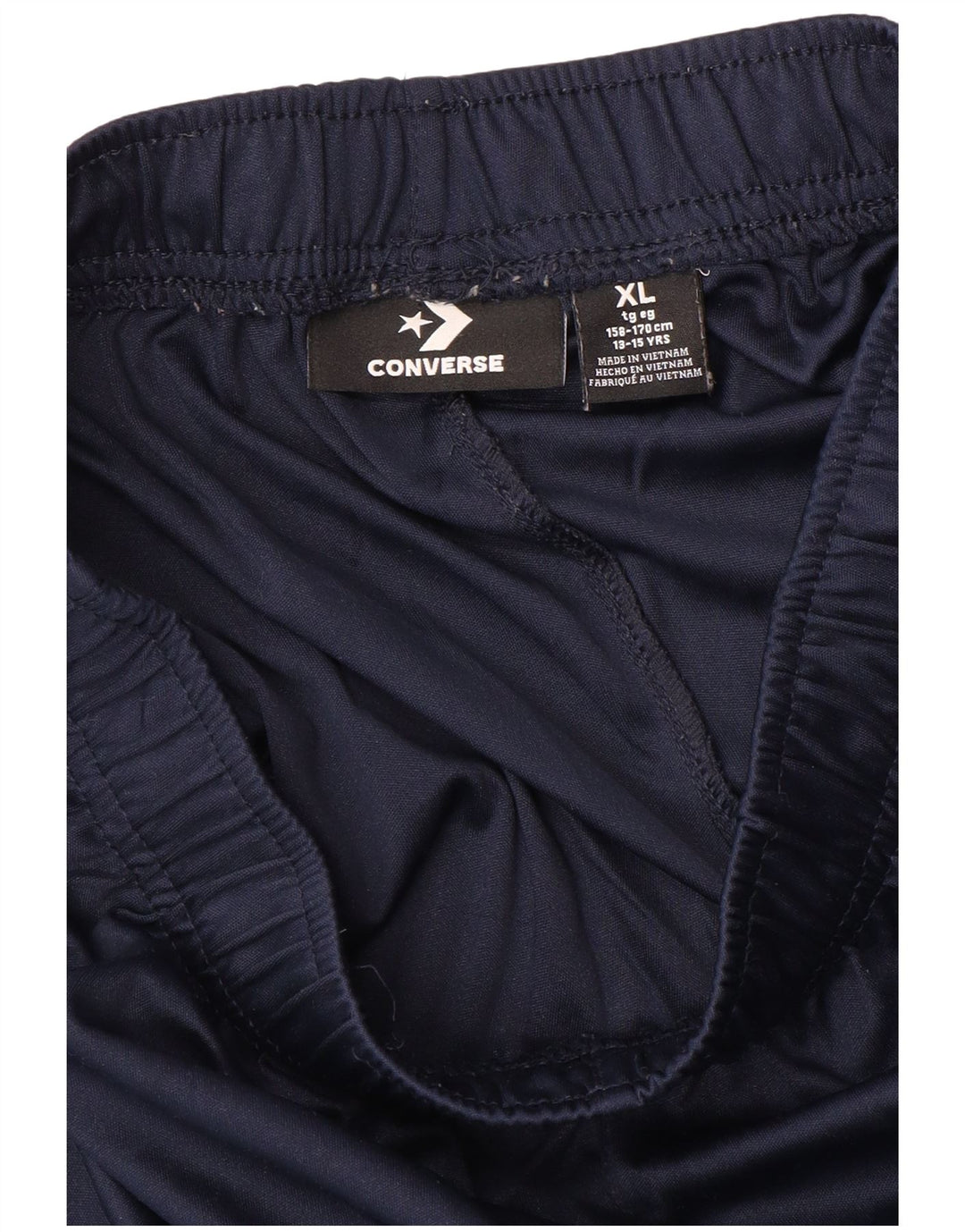 CONVERSE Grafiske sportsshorts til drenge 13-14 år XL Marineblå polyester