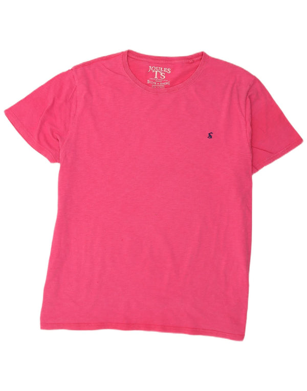 Joules Herre T-Shirt Top 2XL Pink Bomuld