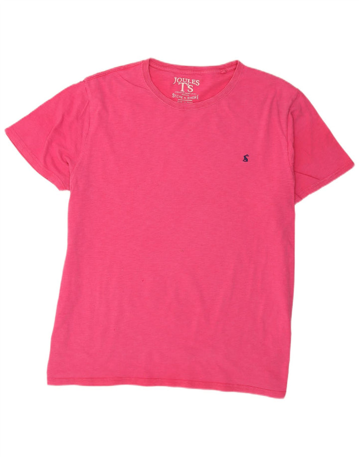 Joules Herre T-Shirt Top 2XL Pink Bomuld
