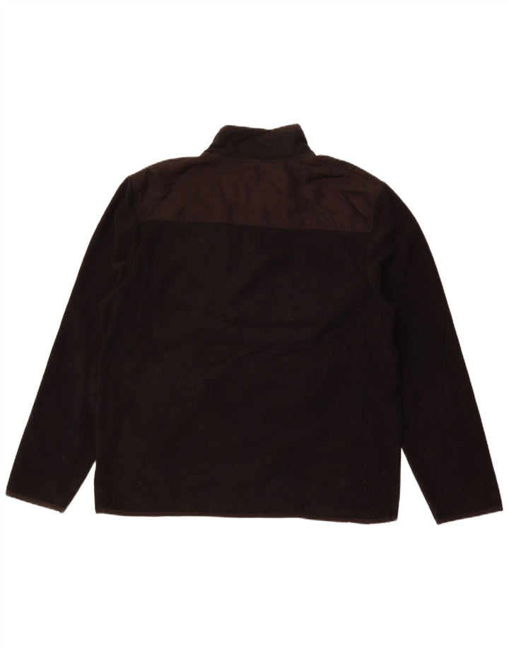 Calvin Klein Herre Fleecejakke UK 42 XL Sort Polyester