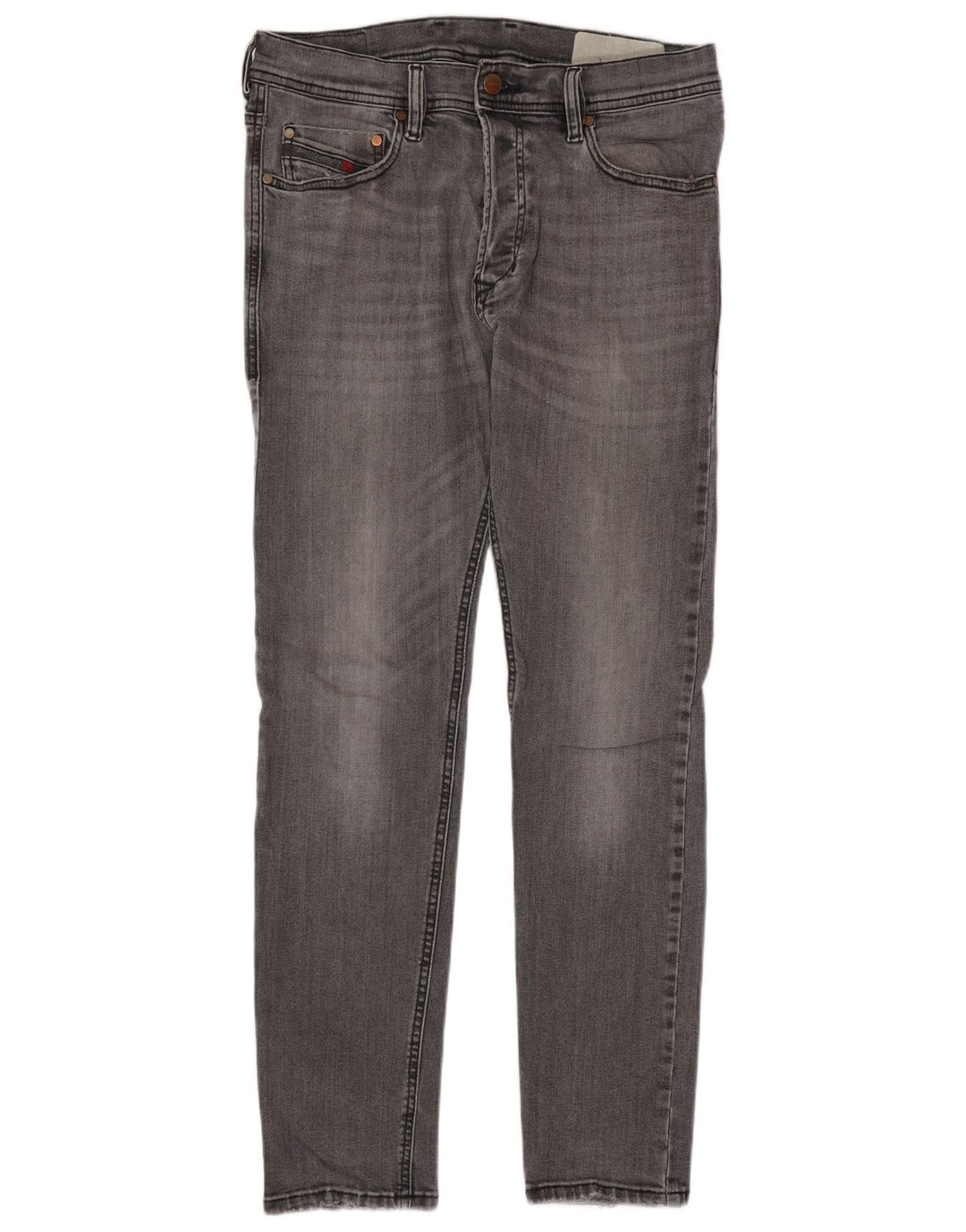 DIESEL Skinny Jeans til mænd W29 L30 Grå bomuld