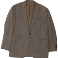 Aquascutum Herre 1-knaps blazerjakke UK 44 2XL Grå sildebensuld