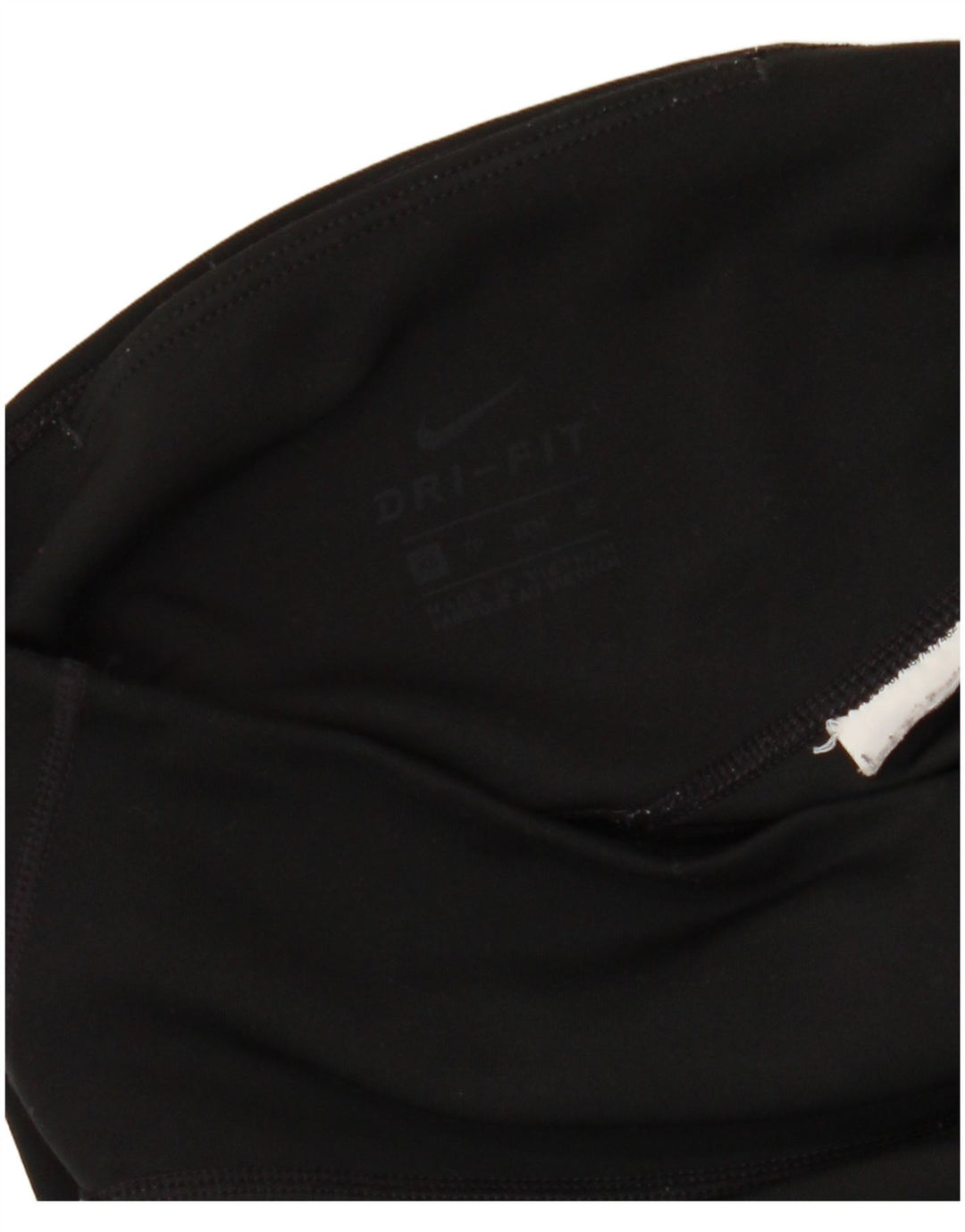 NIKE Dri Fit grafiske leggings til kvinder UK 6 XS Sort