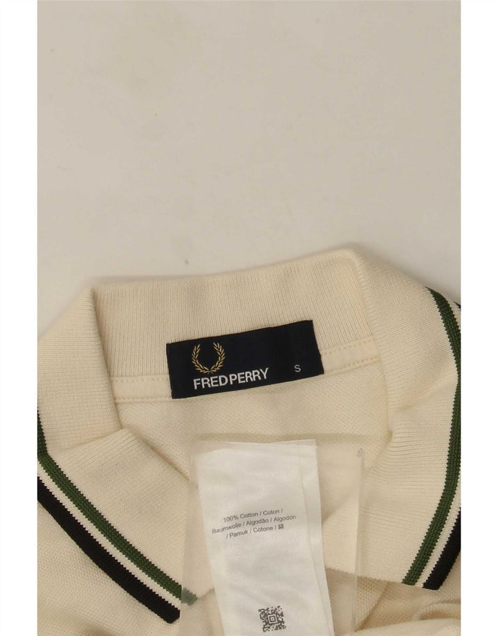Fred Perry Herre poloskjorte lille hvid bomuld