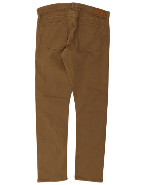 Polo Ralph Lauren Herre Slim Jeans W34 L32 Beige Bomuld