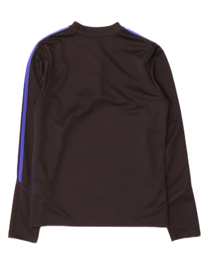 Adidas Boys Aeroready Zip Neck Pullover Træningsdragt Top 13-14 år Sort