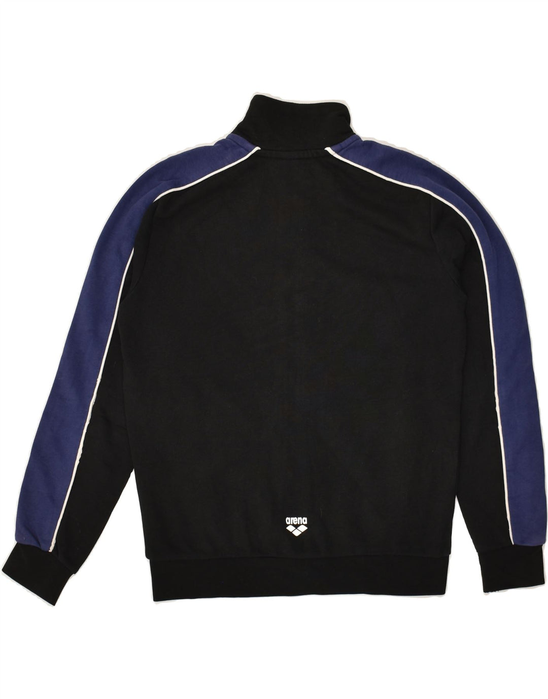 ARENA Boys Graphic Tracksuit Top Jacket 9-10 Years Black Cotton | Vintage Arena | Thrift | Second-Hand Arena | Used Clothing | Messina Hembry 
