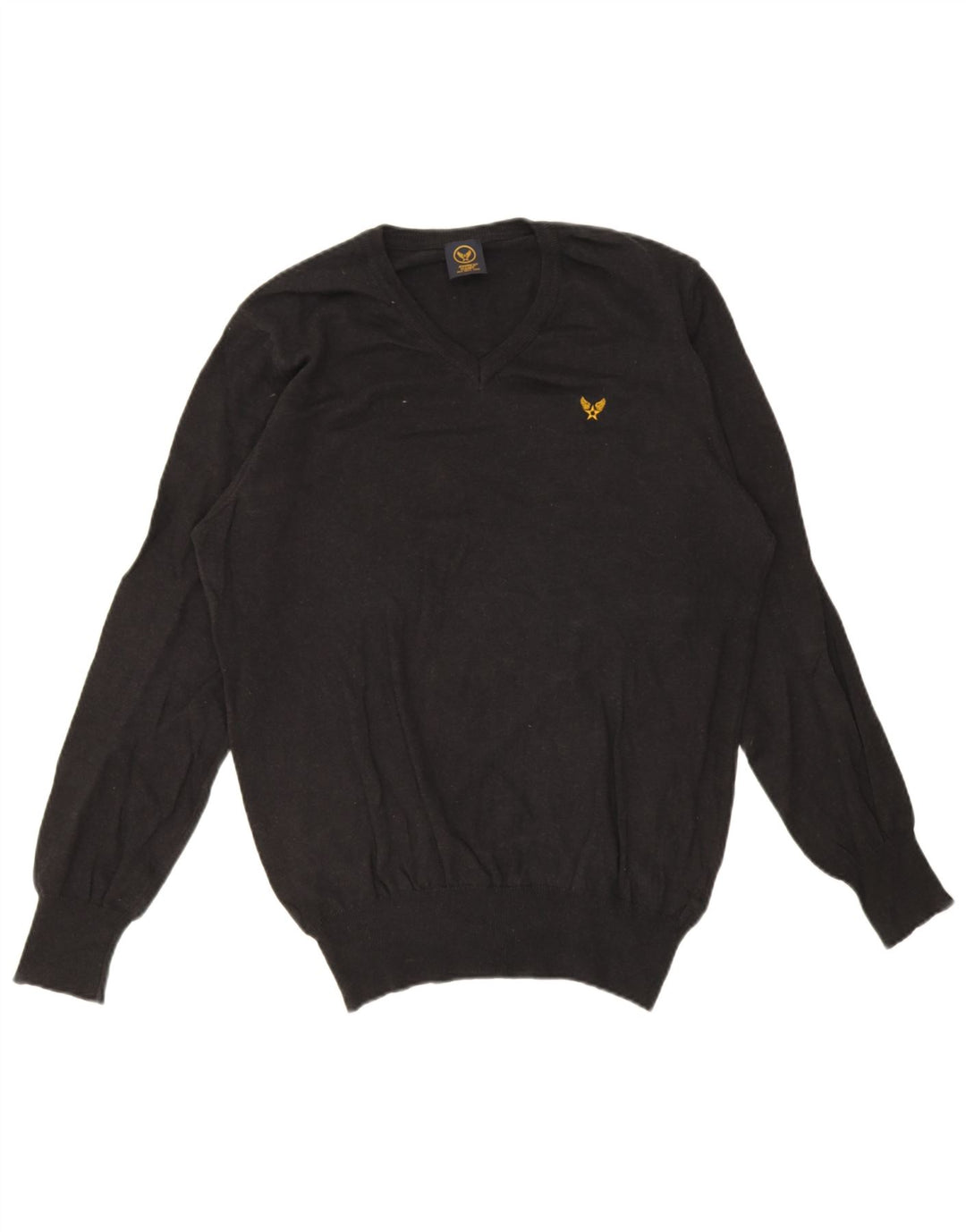 Avirex Herre V-hals sweater XL sort bomuld