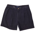IZOD Pegged Chino Shorts til mænd W38 XL Marineblå Bomuld