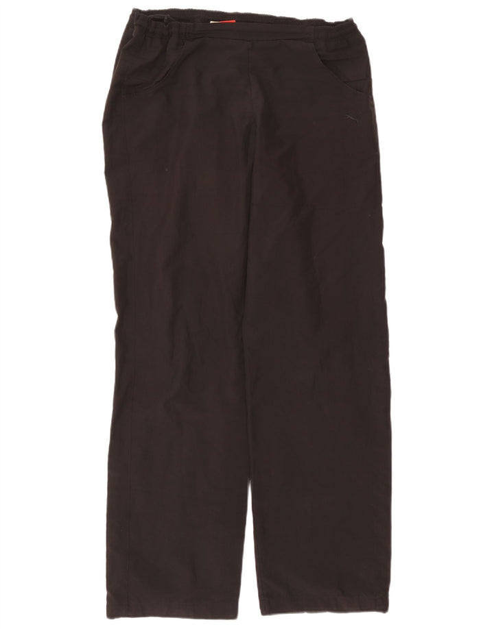 Puma Lige Casual Bukser til kvinder UK 14 Medium W30 L31 Sort Polyester