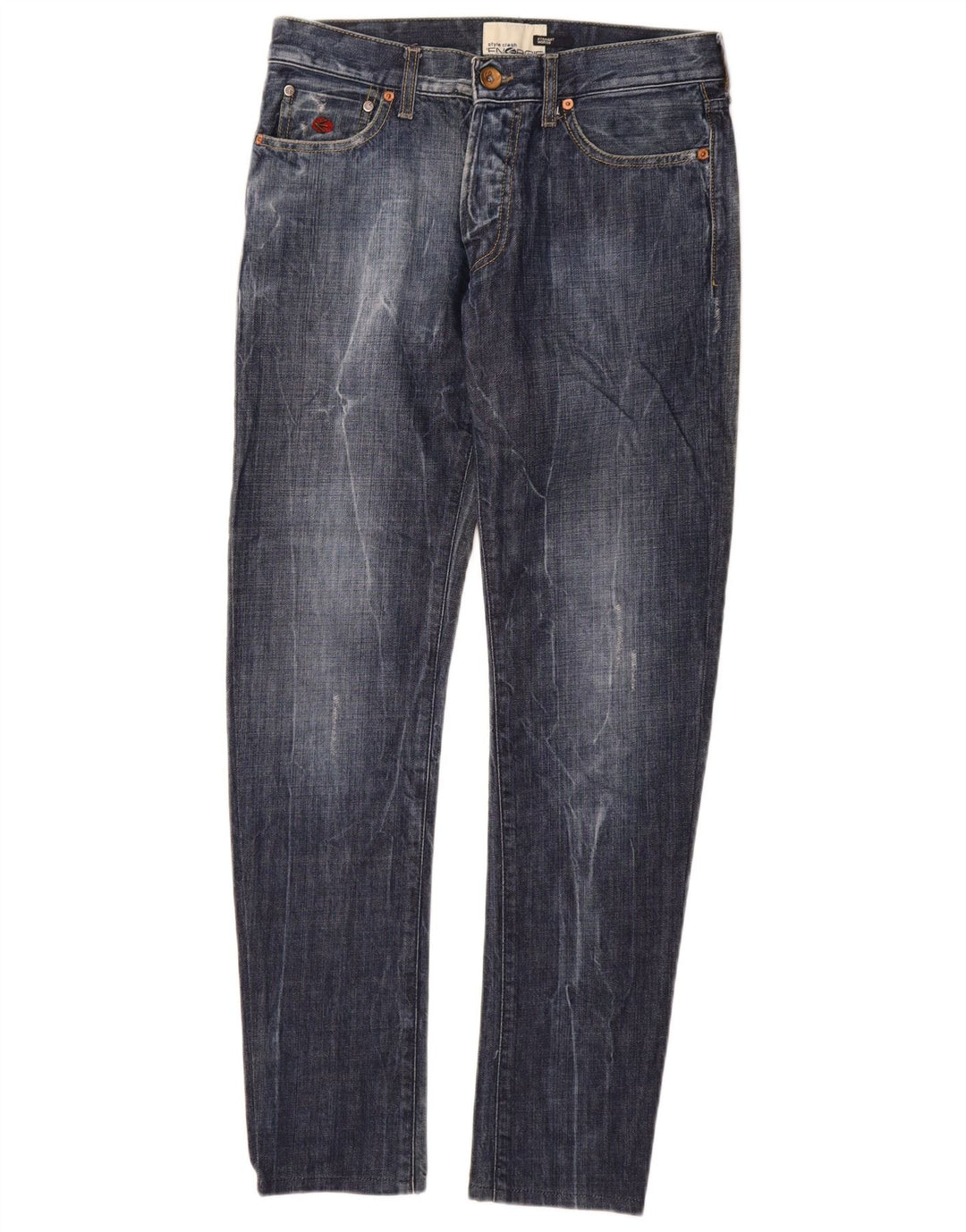 Energie Herre Slim Jeans W30 L32 Blå Bomuld
