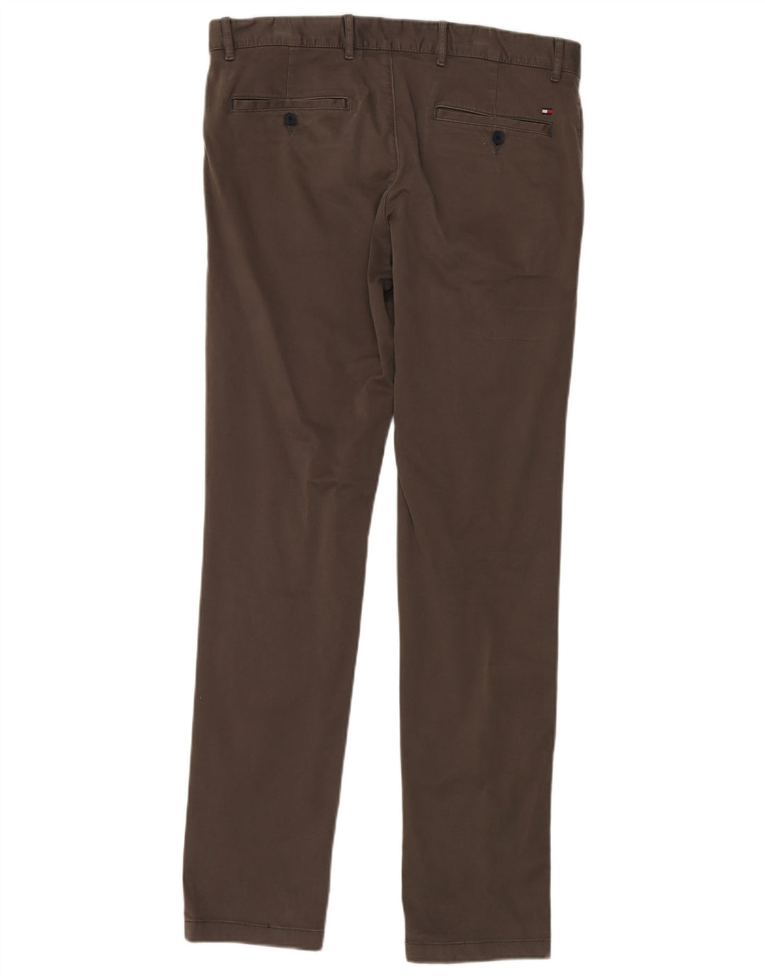 TOMMY HILFIGER Slim Chino-bukser til mænd W34 L34 Grå bomuld