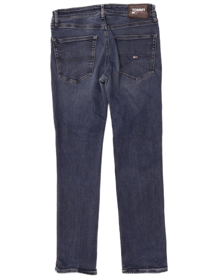 Tommy Hilfiger Herre Scanton Slim Jeans W31 L30 Marineblå Bomuld