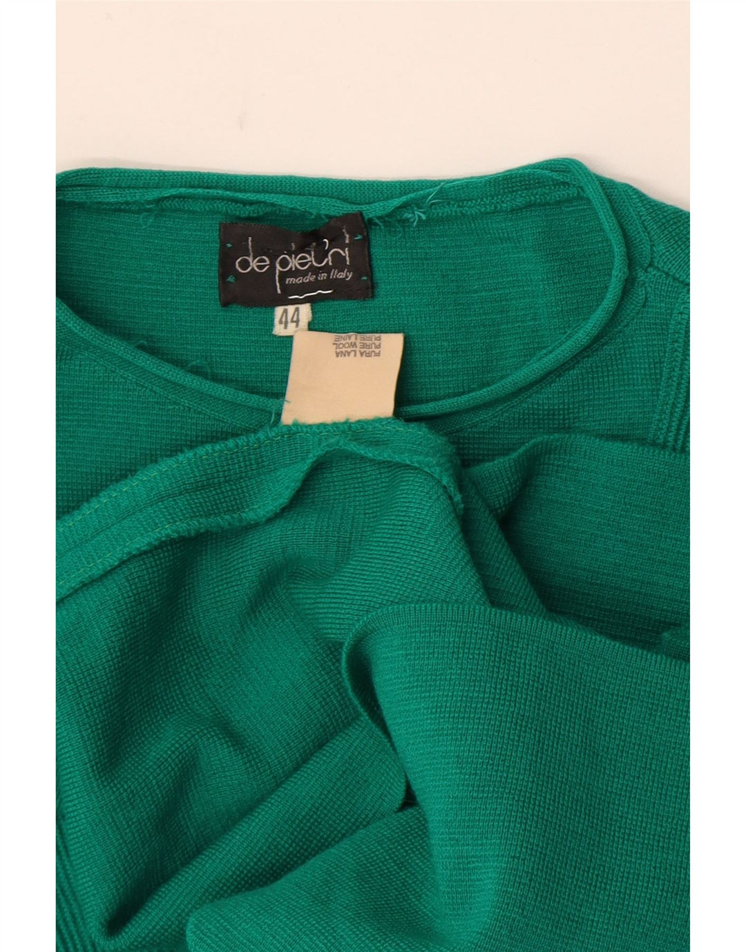 De Pietri Dame Jumper Kjole IT 44 Mellemgrøn Uld