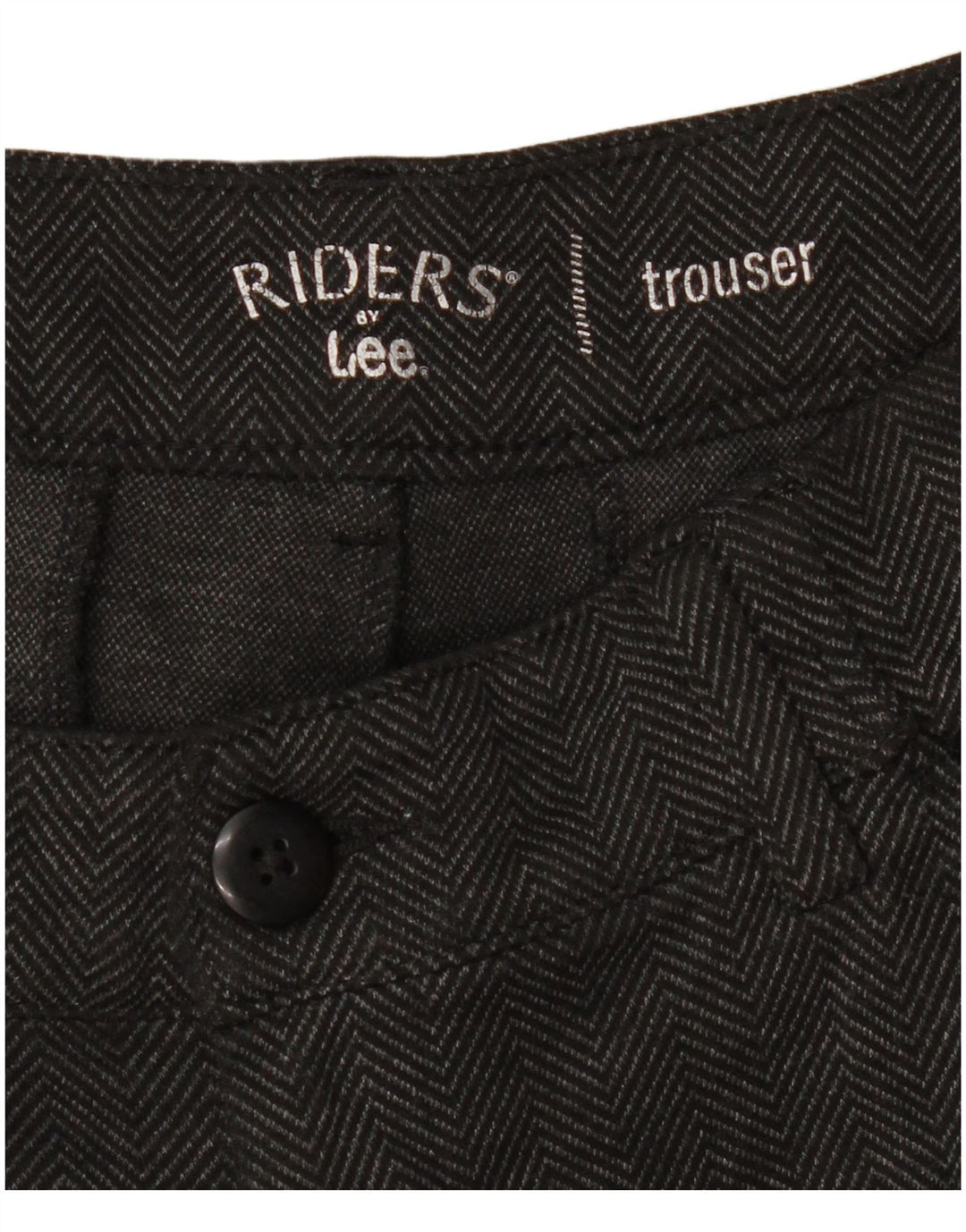LEE Womens Riders Bootcut Cropped Trousers W32 L25 Grey Herringbone