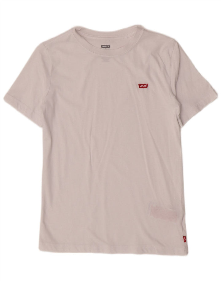 Levi's Boys T-Shirt Top 13-14 År Hvid Bomuld